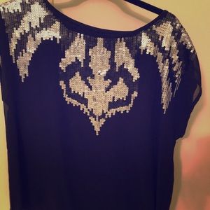 Ecote sequin blouse